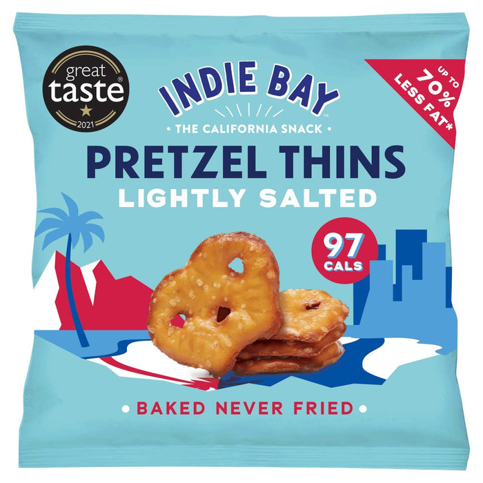 Indie Bay Snacks Brezel Thins leicht gesalzen 24g