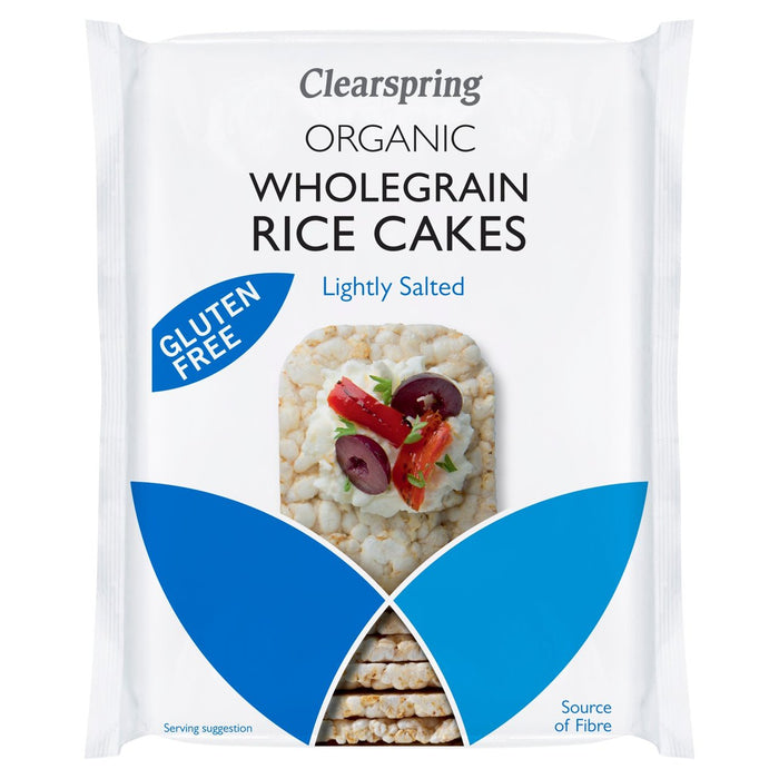 Clearspring Organic Rice Cakes Lightly Salted 130g