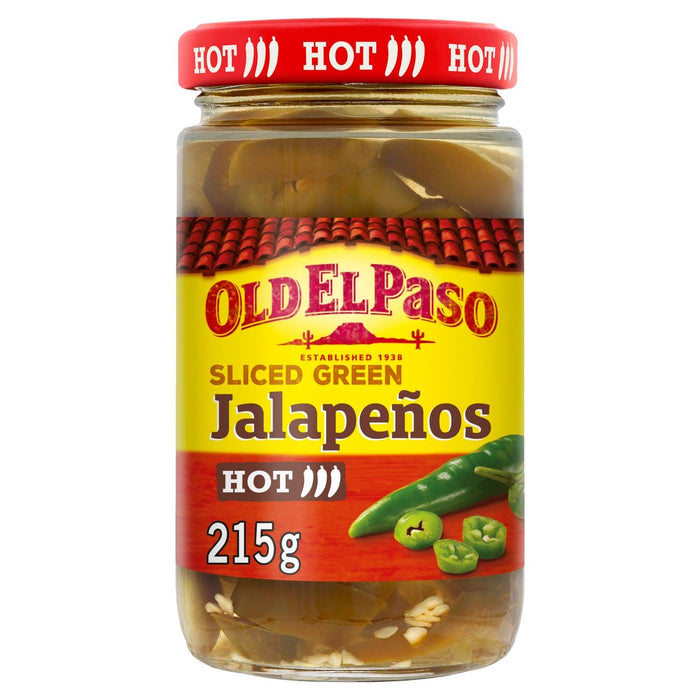 Old El Paso Jalapeños Verdes Rebanados 215g 