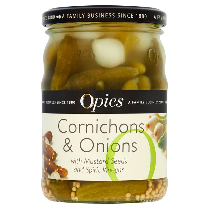 Opies Cornichons & Zwiebeln 350g