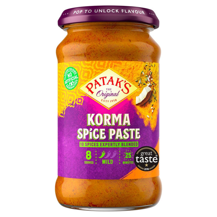 Pasta de especias Korma de Patak 290g 