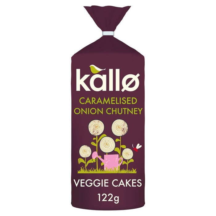 Kallo caramelizados tortas vegetarianas de cebolla 122G