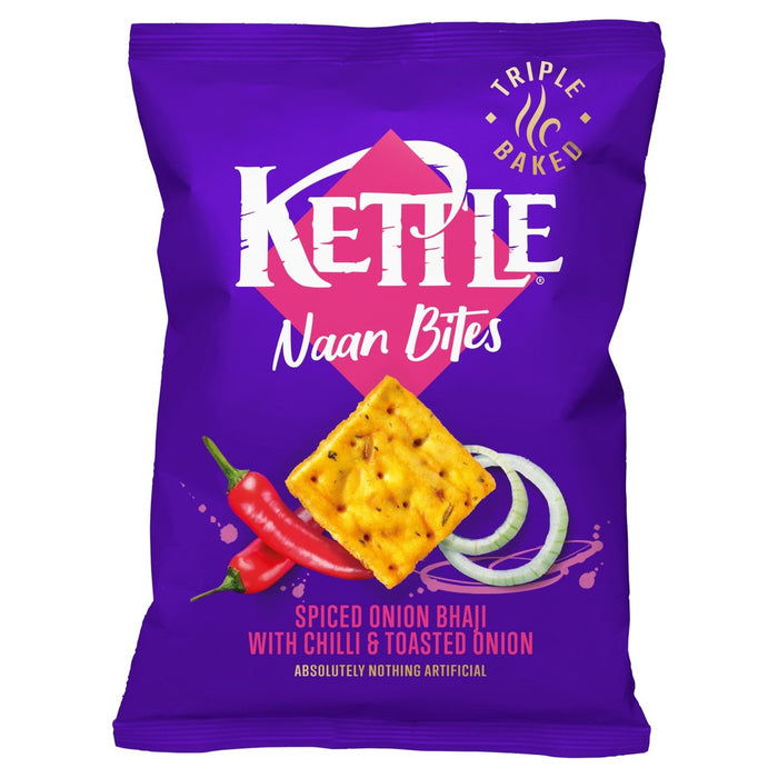 KETTLE Spiced Onion Bhaji Naan Bites 120g