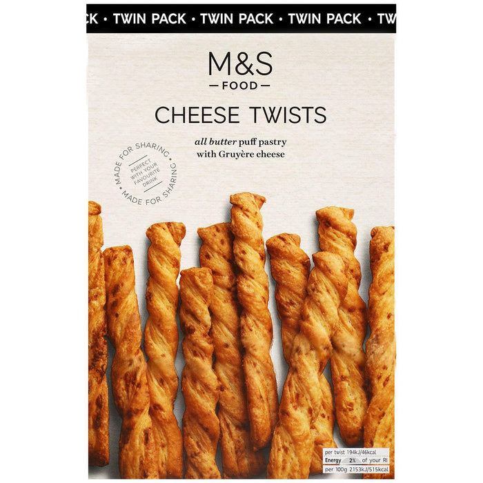 M&S Cheese Twists Twin Pack 250g