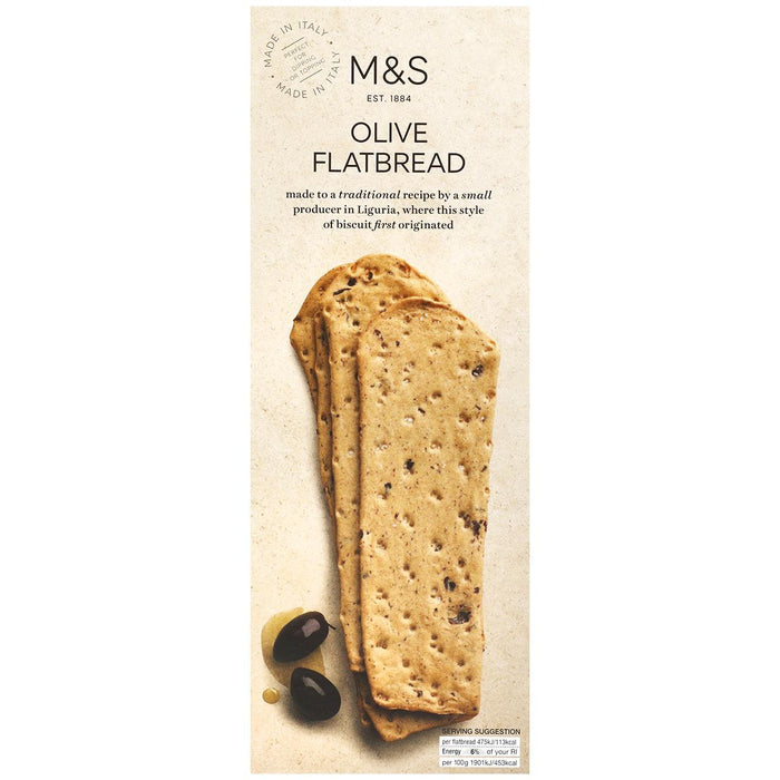 M&S Olive Flatbread 150G