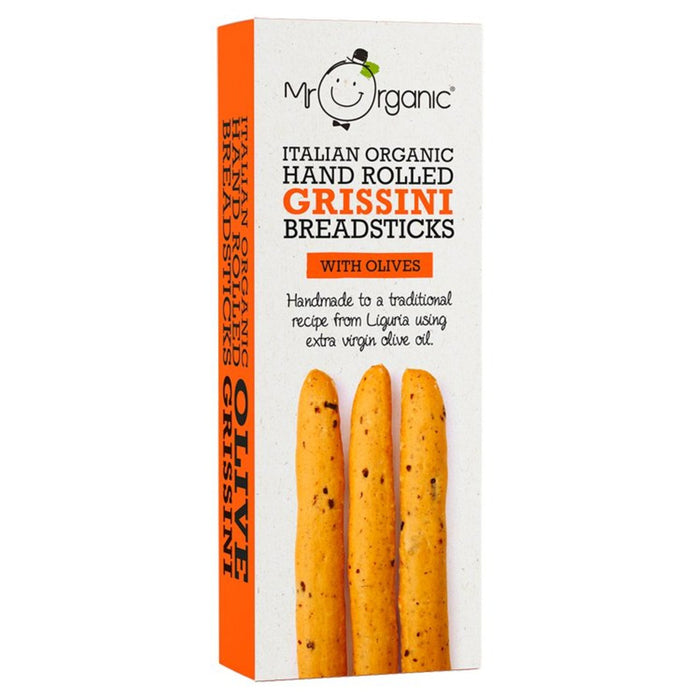 Mr Organic Olive Grissini Breadsticks 150g