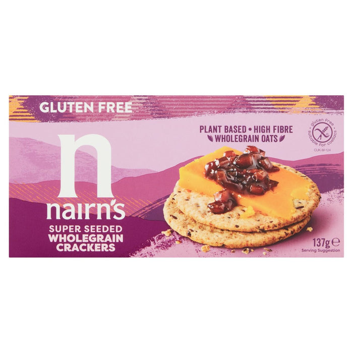 Nairns glutenfreies Säder Cracker 137G