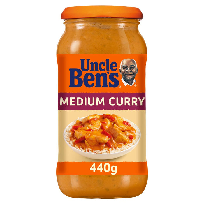 Uncle Bens Medium Curry Sauce 440g - Special Offer