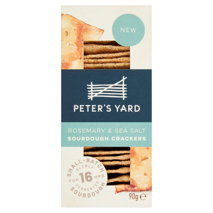 Peter's Yard Rosemary & Sea Salfough Crakers 90G