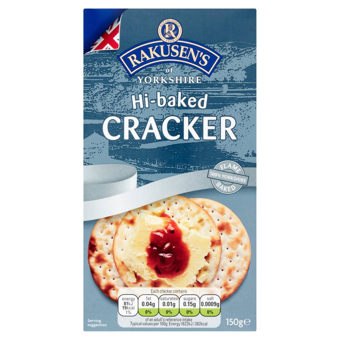 RAKUSEN'S YORKSHIRE Hi-Baked Crackers 150G