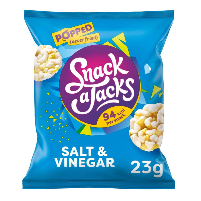 Snack A Jacks Salt & Vinegar Rice Cakes 23G