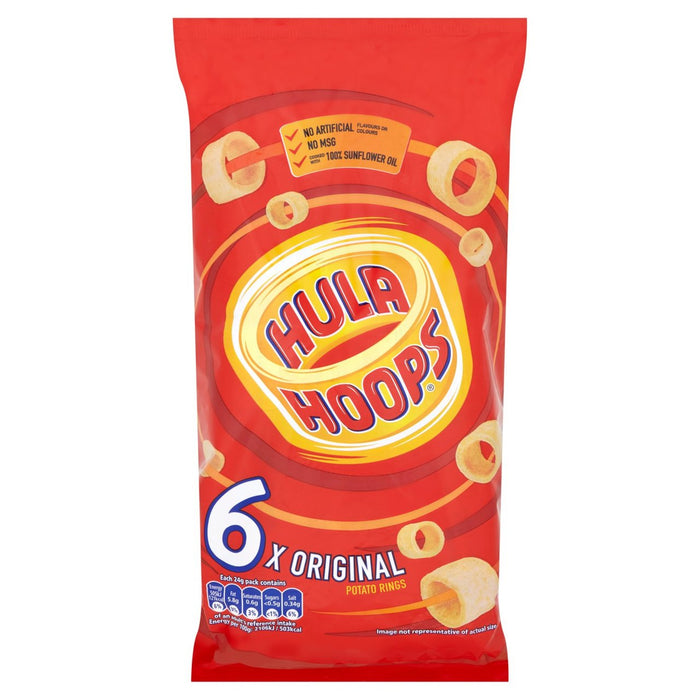 Original Hula Hoops 6 x 24g