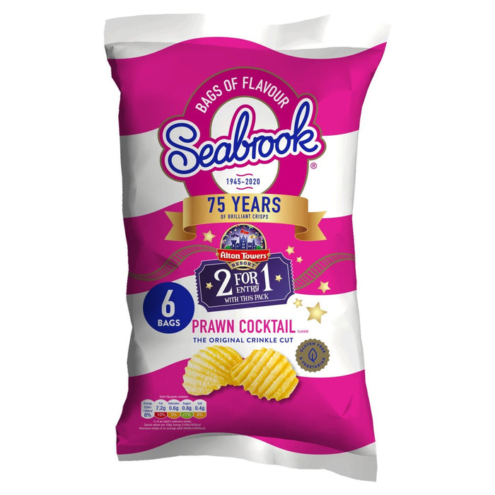 Seabrook Cracky corta las patas de gamba 6 x 25 g