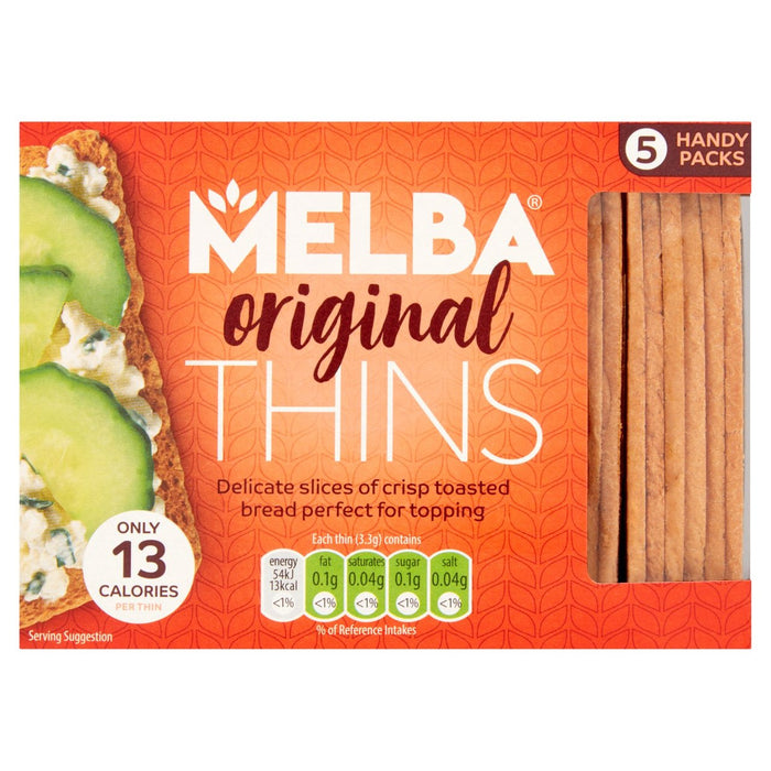 Van der meulen melba toasts 100g