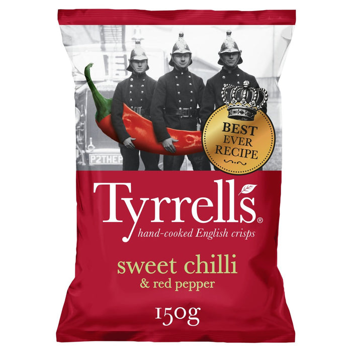 Tyrrells Crips de piment et de poivron rouge 150g