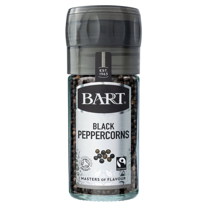 Bart Black Pfeffercorn Mill Fairtrade Organic 40G