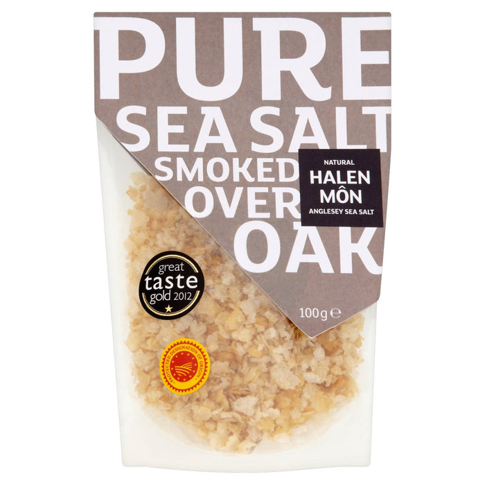 Halen Mon Oak Smoked Sea Salt PDO 100G