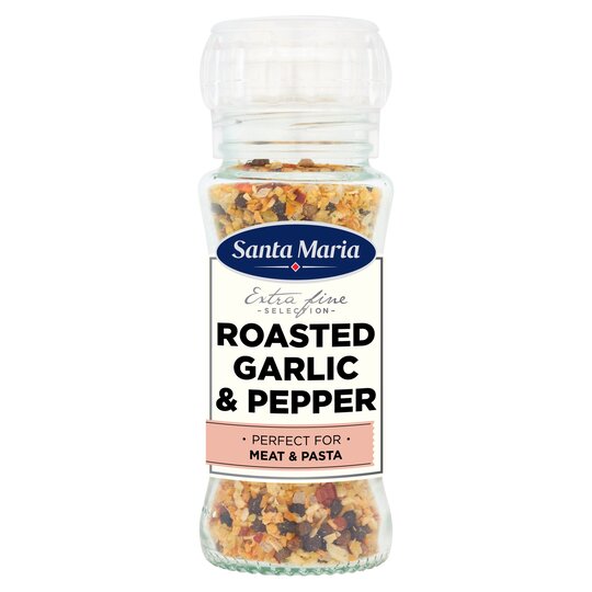 Santa Maria gerösteter Knoblauch & Pfeffermühle 80G