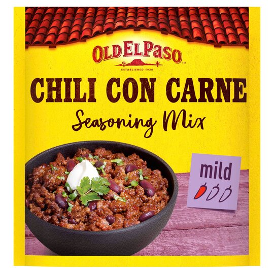 Old El Paso Chilli Con Carne Mezcla de Especias 39g 