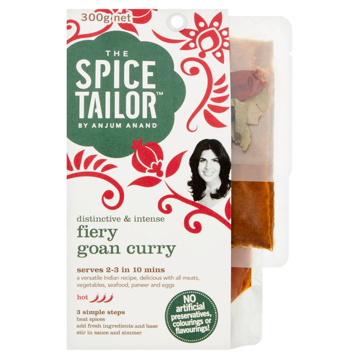 Le kit de curry de curry Fiery Goan Tailor Spice Tailor 300G