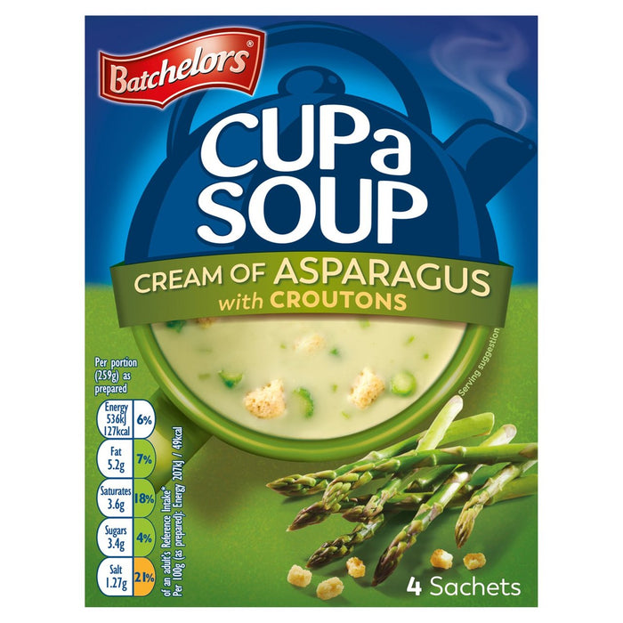 Batchers tasse une crème à la soupe d'asperges 117g