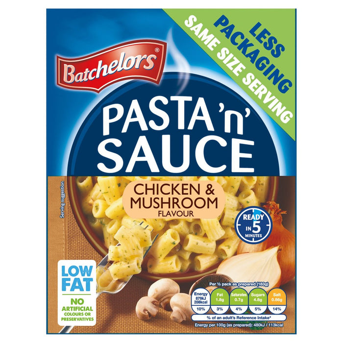 Batchers Pasta N Sauce Poulet et champignon 110g