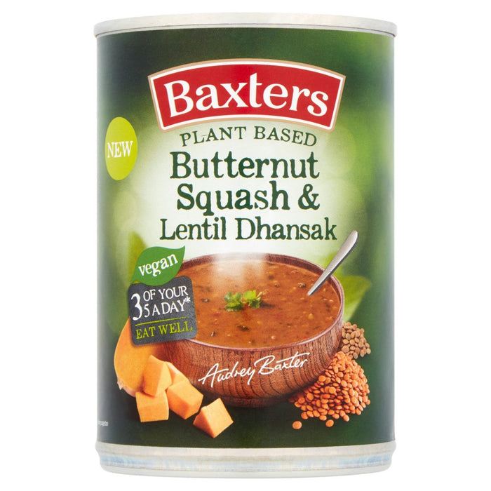 Baxters pflanzliche Butternusskürbis & Linsensuppe 380g