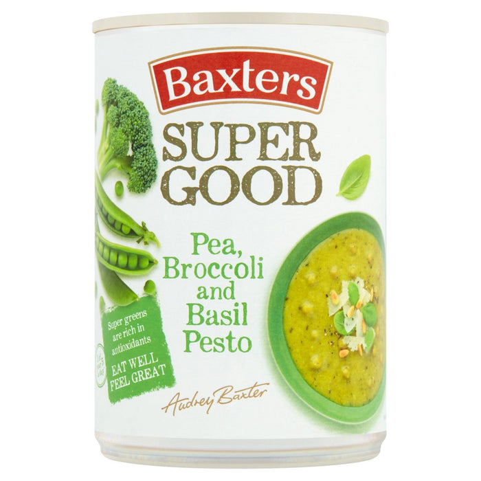 Baxters Super Good Pea Broccoli & Basil Pesto Soup 400g