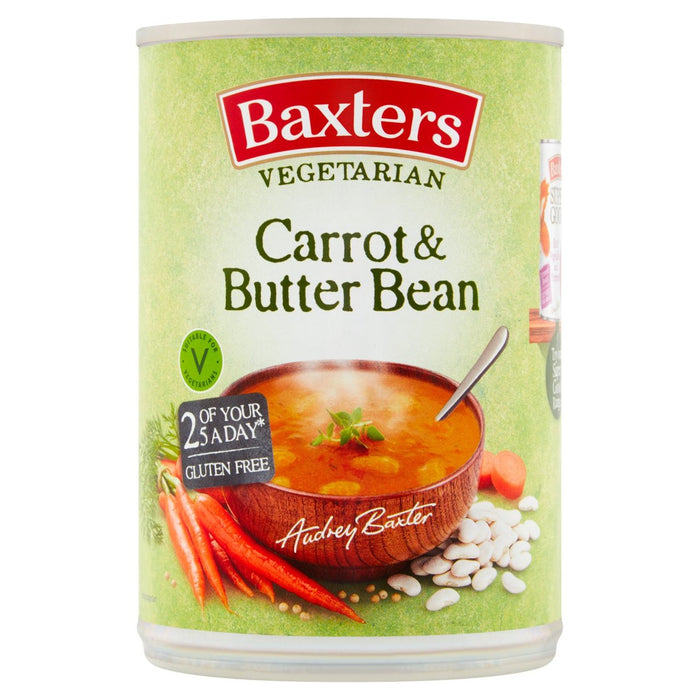 Baxters vegetarische Karotten- und Butterbean -Suppe 400g