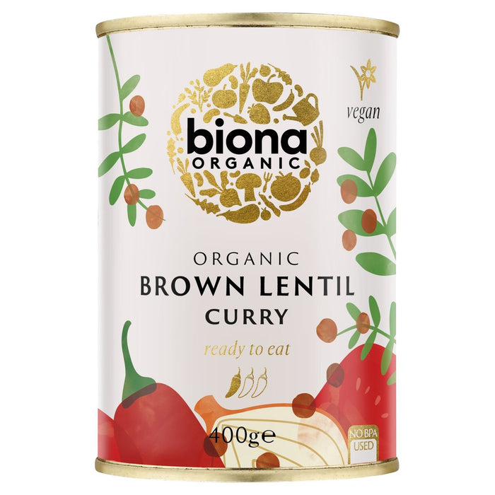 Biona Organic Brown Lentil Curry 400g