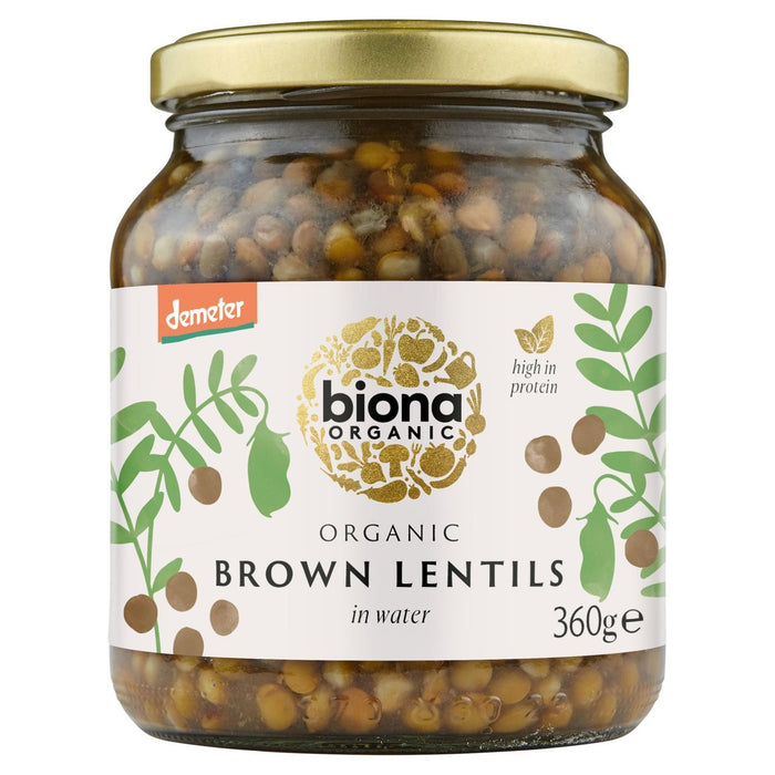 Lentejas marrones orgánicas Biona 360g