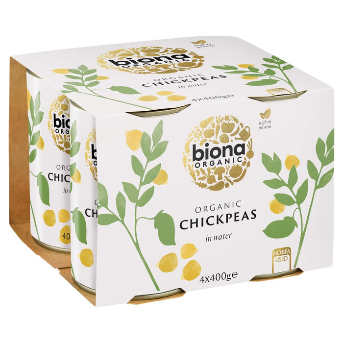 Biona Organic Chick Peas 4 X 400G