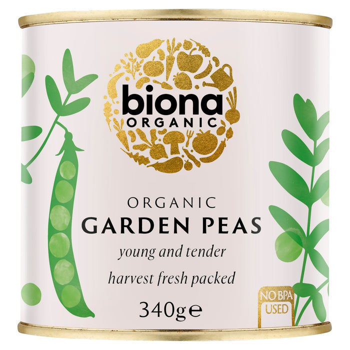 Biona Organic Garden Peas 340G