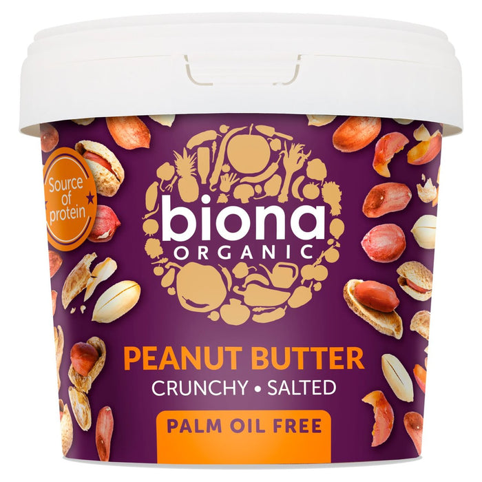 Biona Bio -Erdnussbutter knusprig 1 kg