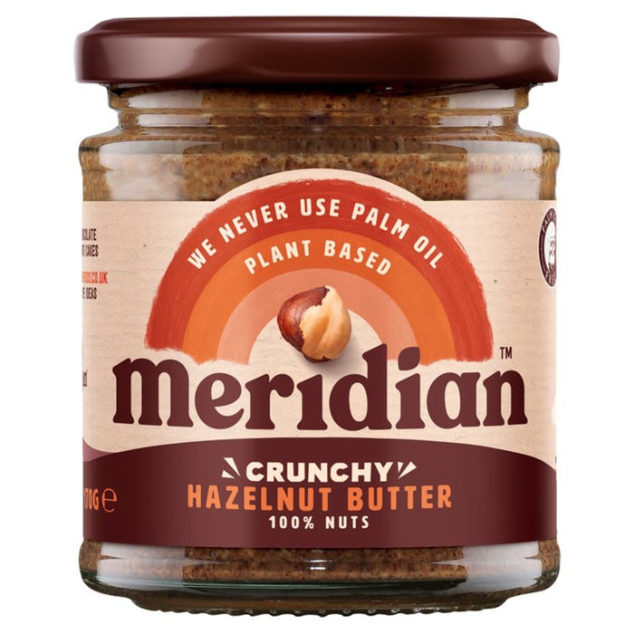 Meridian Crunchy Avellana Mantequilla 100% Frutos Secos 170g 