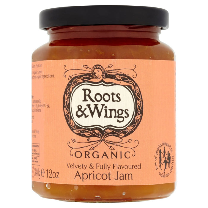 Roots & Wings Organic Apricot Jam 340G