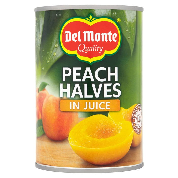 Del Monte Peach mitades en el jugo 415G