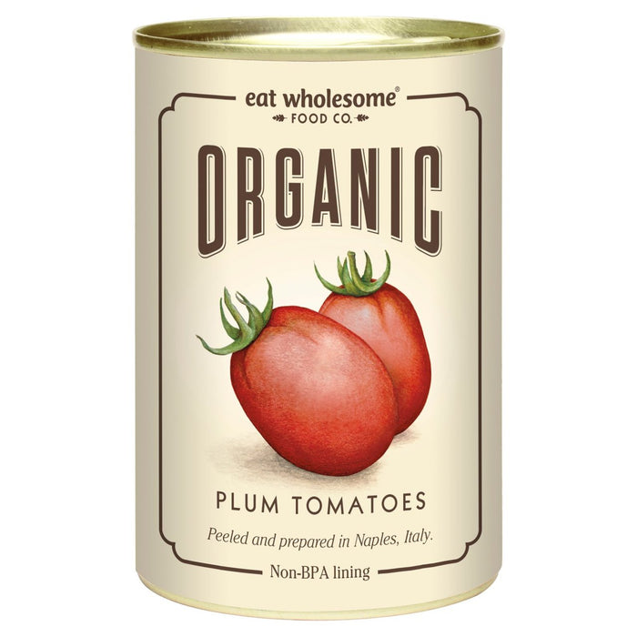 Eat Wholesome Organic Peeled Plum Tomatoes 400g