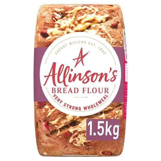 Allinson sehr starkes Vollkornbrotmehl 1,5 kg