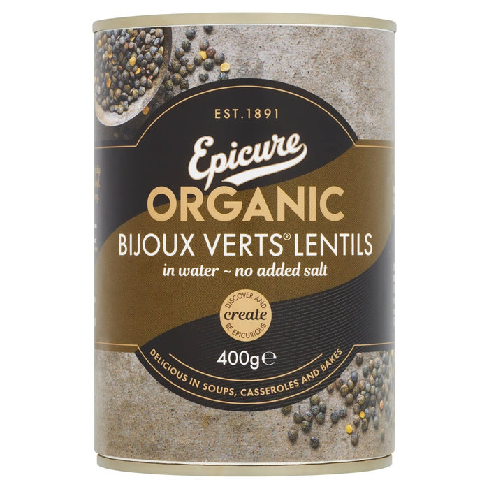 Epicure Organic Bijoux Verts Lentils 400G