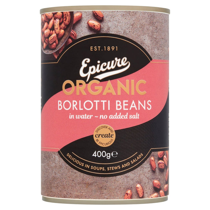 Epicure Organic Borlotti Beans 400G