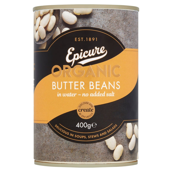 Epicure Frijoles de mantequilla orgánica 400g