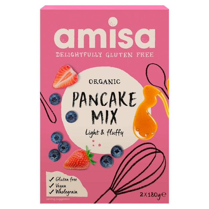 Amisa Organic Gluten Free Pancake Mix 360g