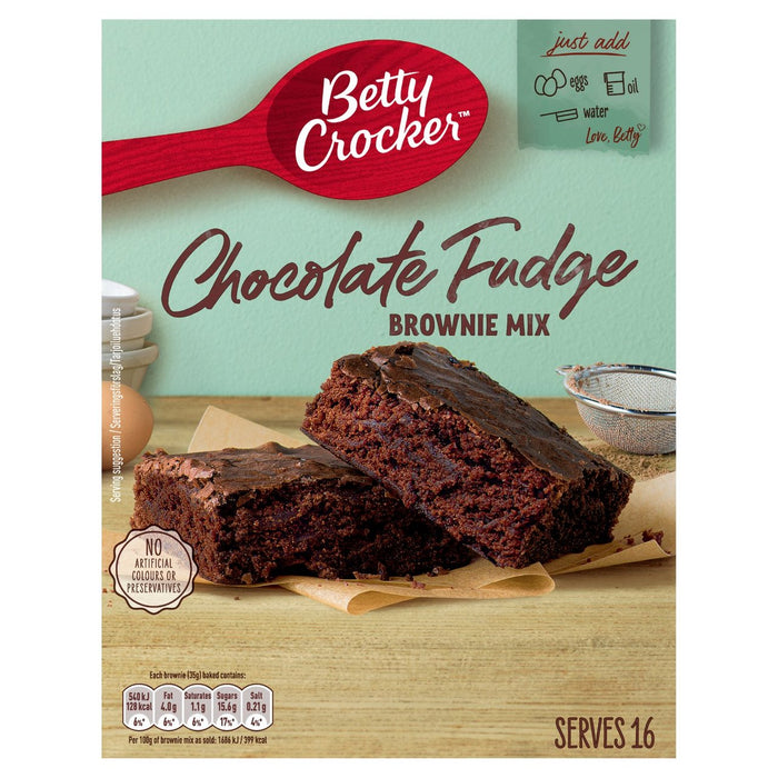 Betty Crocker Chocolate Fudge Brownie Mix 415G