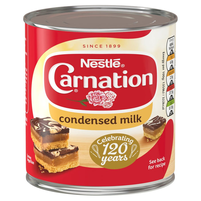 Milk condensé sucré en carnation 397g