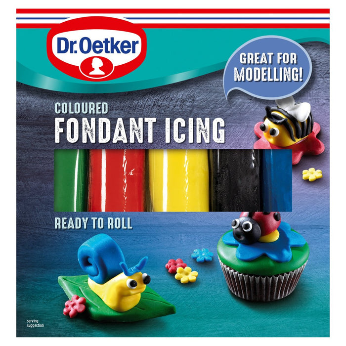 Dr. Oetker ist bereit, die Vereisung verschiedener Farben zu rollen 5 x 100g