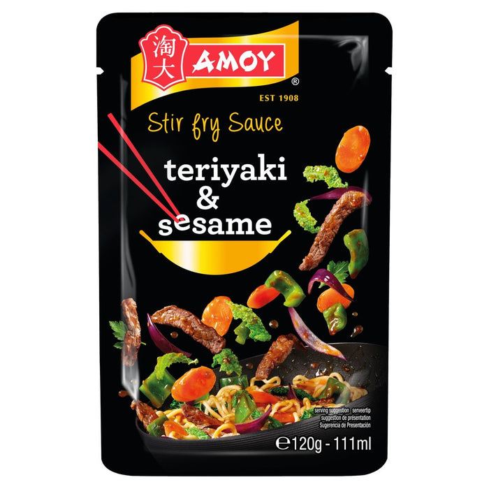 Amoy teriyaki y semillas de sésamo tostadas saltea salteada 120 g