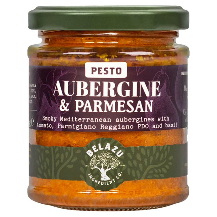 Belazu aubergine & parmesan pesto 165g