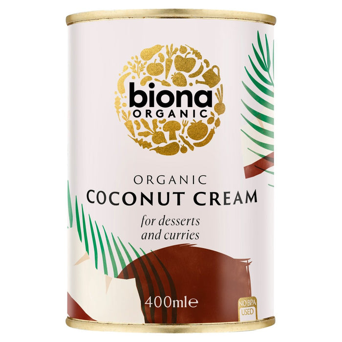 Crema de coco orgánica Biona 400ml