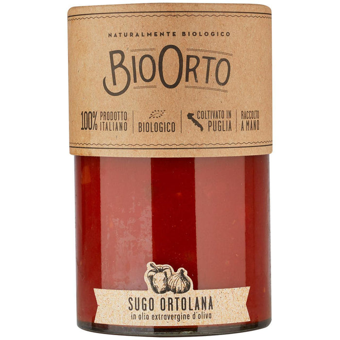 Salsa de pasta vegetal de ortolana bio orto ortolana 350g